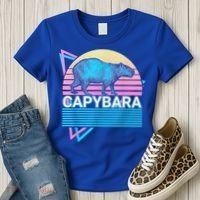 Capybara Retro Women's T-Shirt thumb 3