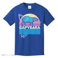 Capybara Retro Kids T-Shirt thumb 0