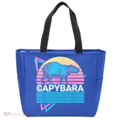 Capybara Retro Tote Bag