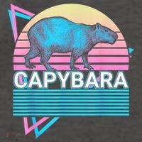 Capybara Retro Vector Backpack thumb 2