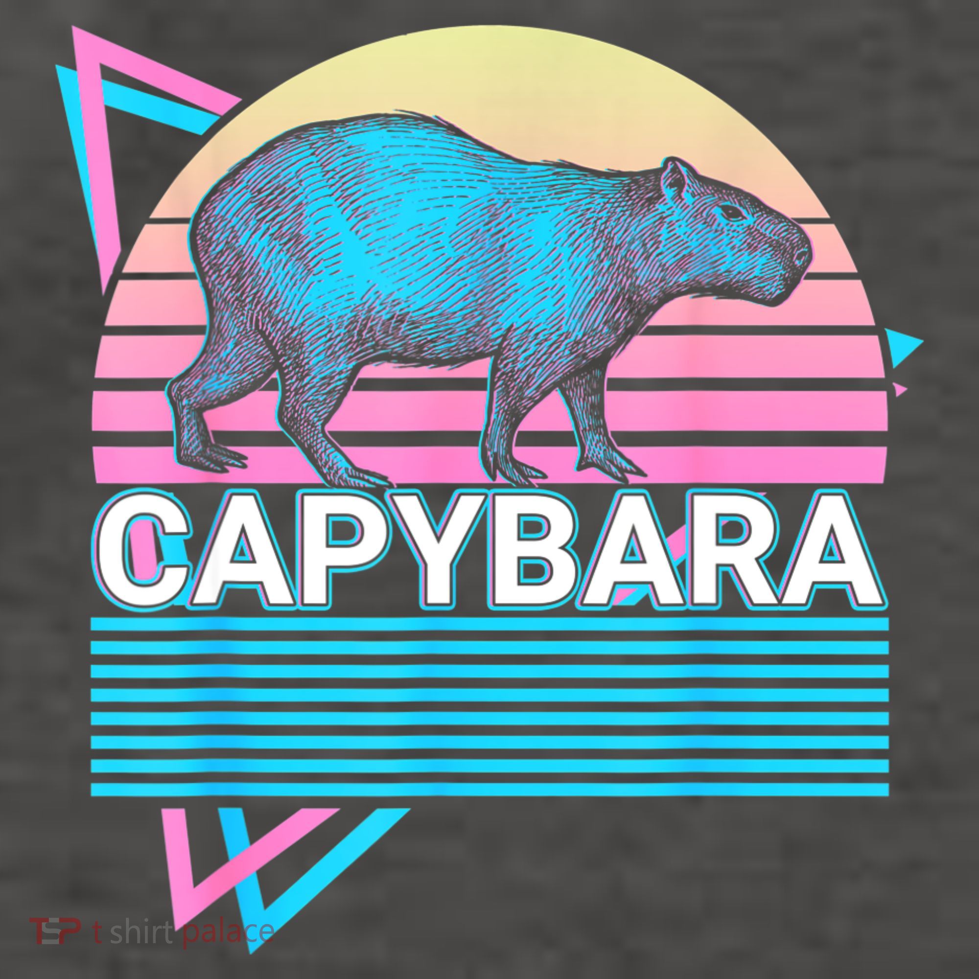 Capybara Retro Vector Backpack