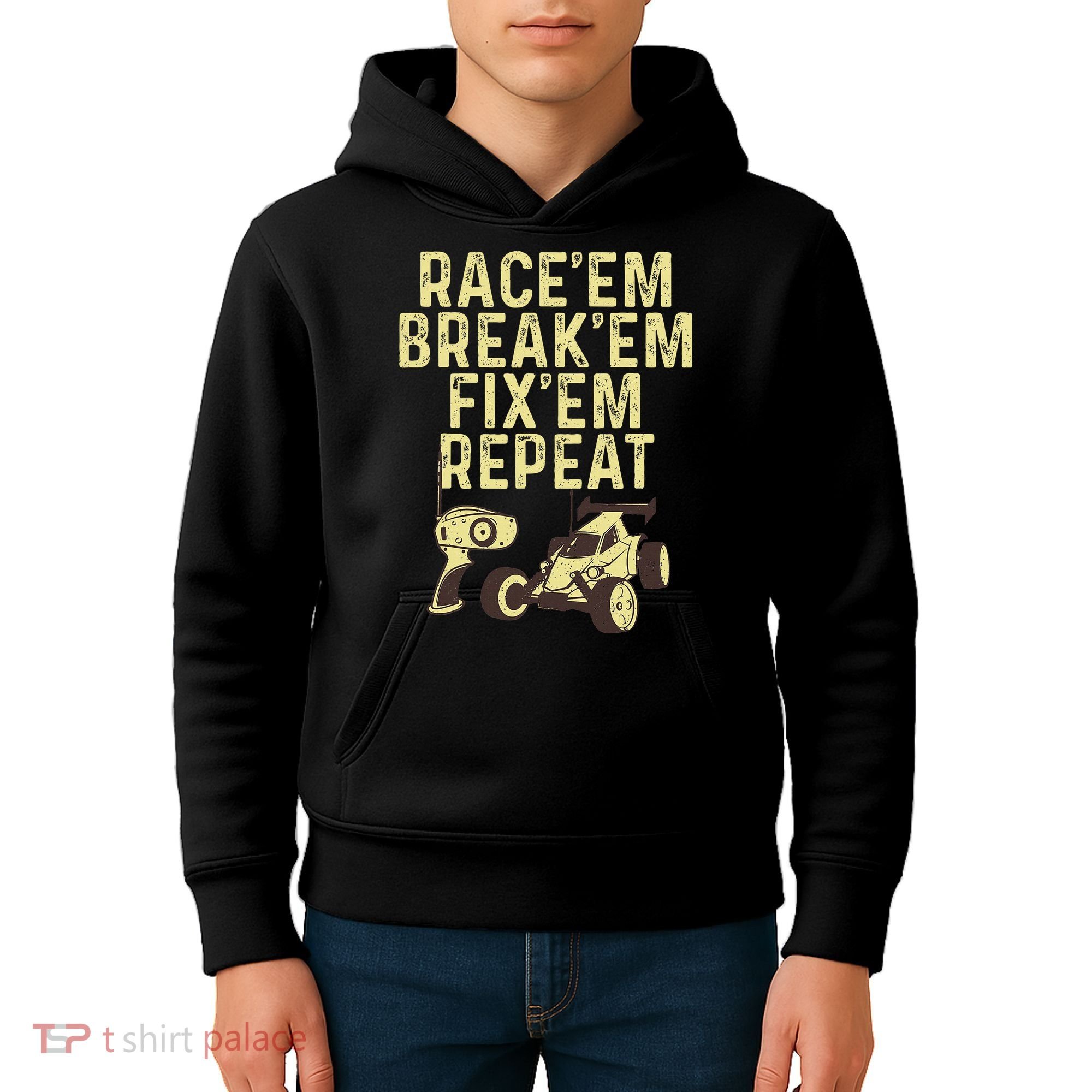 Cool Rc Car Rc Car Racing Race Lover Kids Hoodie