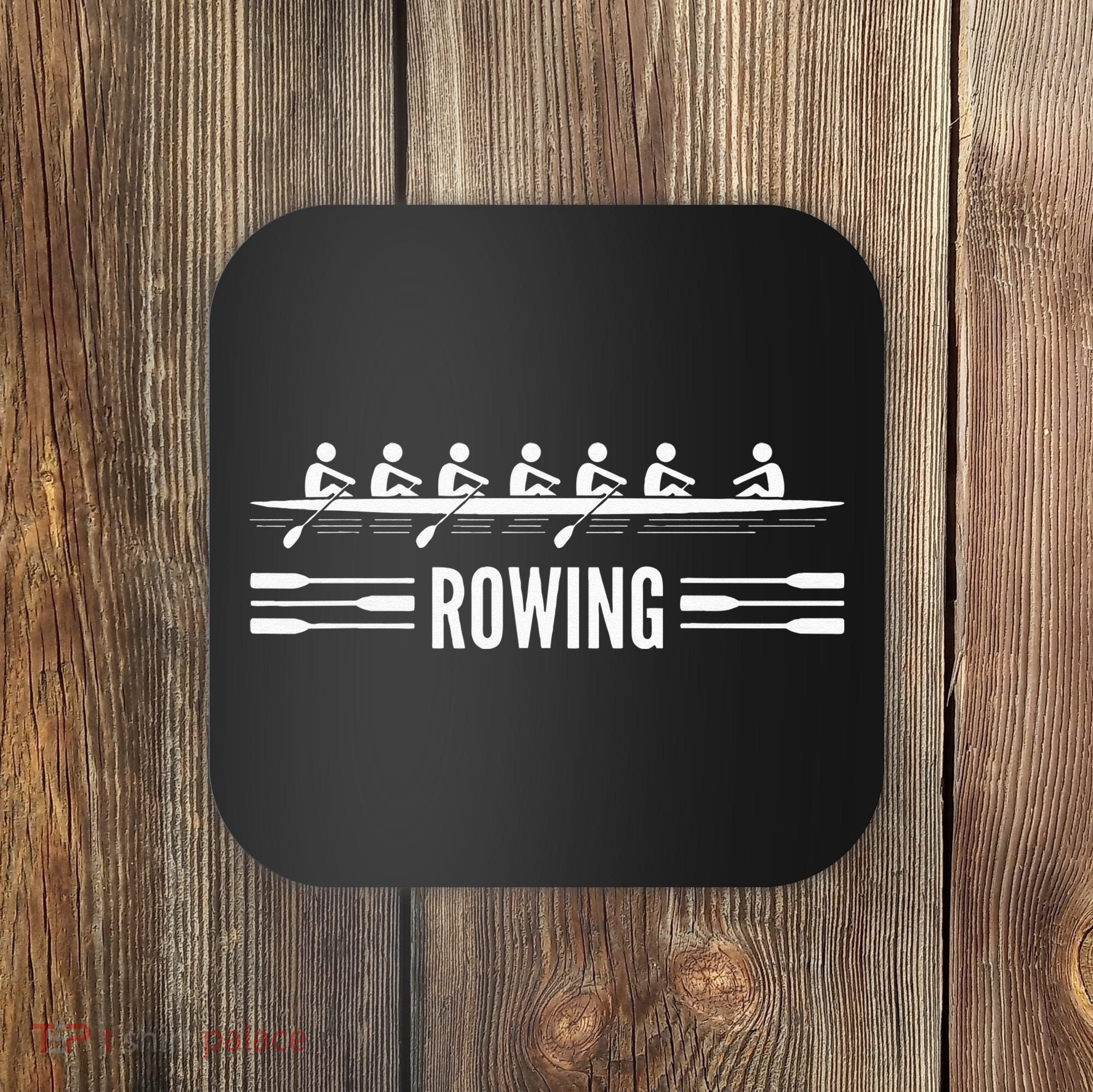 College Rowing Crew Row Team Boat Coaster