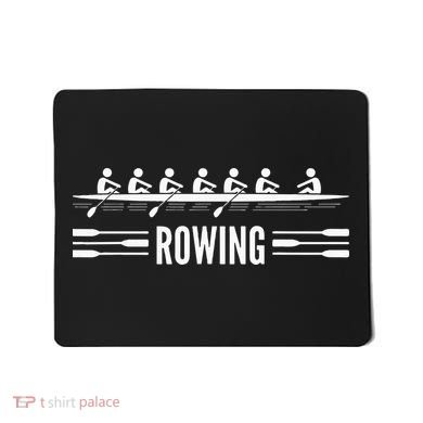 College Rowing Crew Row Team Boat Mousepad