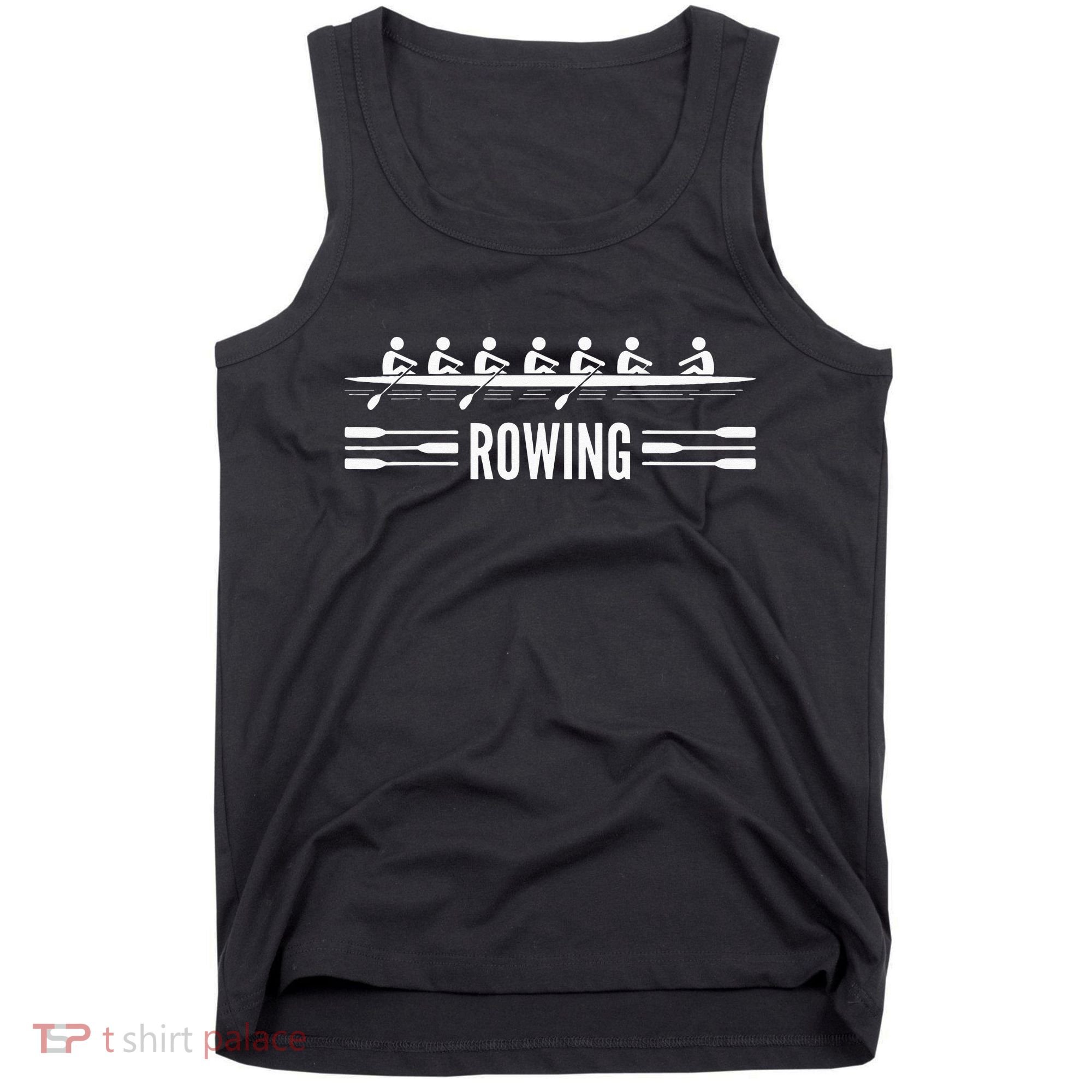 College Rowing Crew Row Team Boat Tank Top
