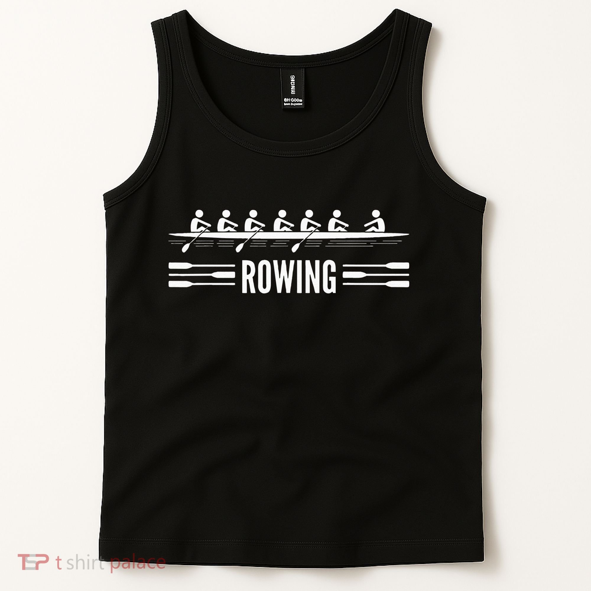 College Rowing Crew Row Team Boat Tank Top