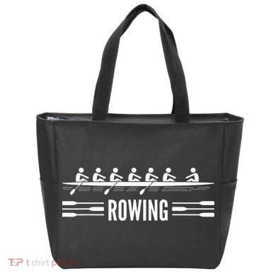 College Rowing Crew Row Team Boat Tote Bag