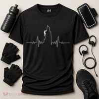 Cool Rock Climbing Mountain Rock Climbers Ekg Cooling Performance Crew T-Shirt thumb 3