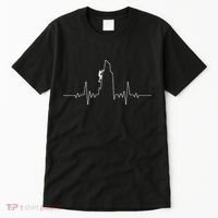 Cool Rock Climbing Mountain Rock Climbers Ekg Tall T-Shirt thumb 0