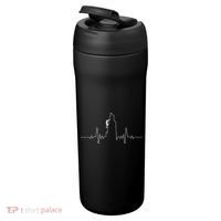 Cool Rock Climbing Mountain Rock Climbers Ekg 24oz Duet Stainless Steel Tumbler thumb 3