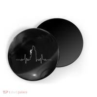 Cool Rock Climbing Mountain Rock Climbers Ekg Magnet thumb 0