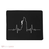 Cool Rock Climbing Mountain Rock Climbers Ekg Mousepad thumb 0
