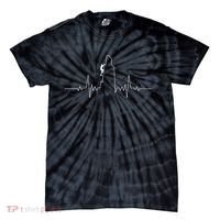 Cool Rock Climbing Mountain Rock Climbers Ekg Tie-Dye T-Shirt thumb 0
