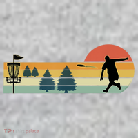 Cool Retro Disc Golf Sport TShirt The Baniff Cuffed Pom Beanie thumb 2