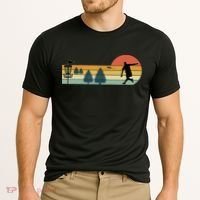 Cool Retro Disc Golf Sport TShirt Cooling Performance Crew T-Shirt thumb 2