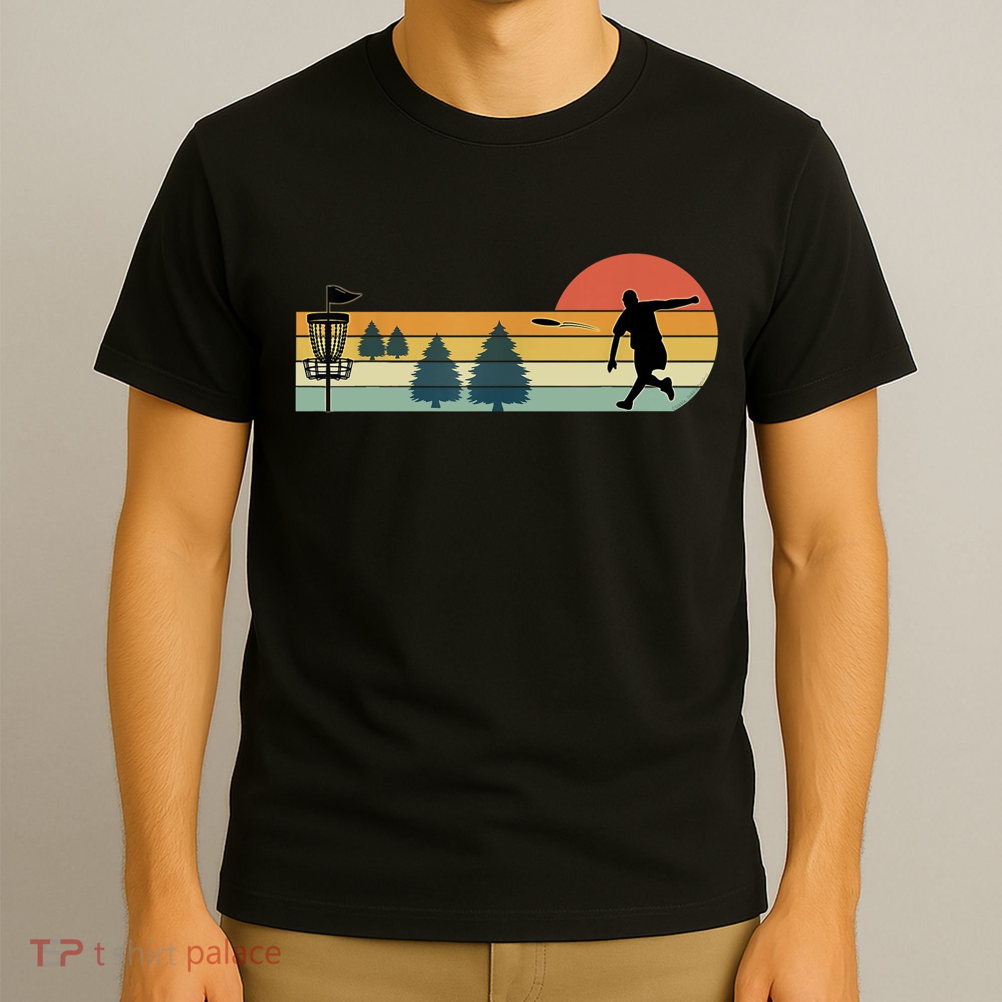 Cool Retro Disc Golf Sport TShirt T-Shirt