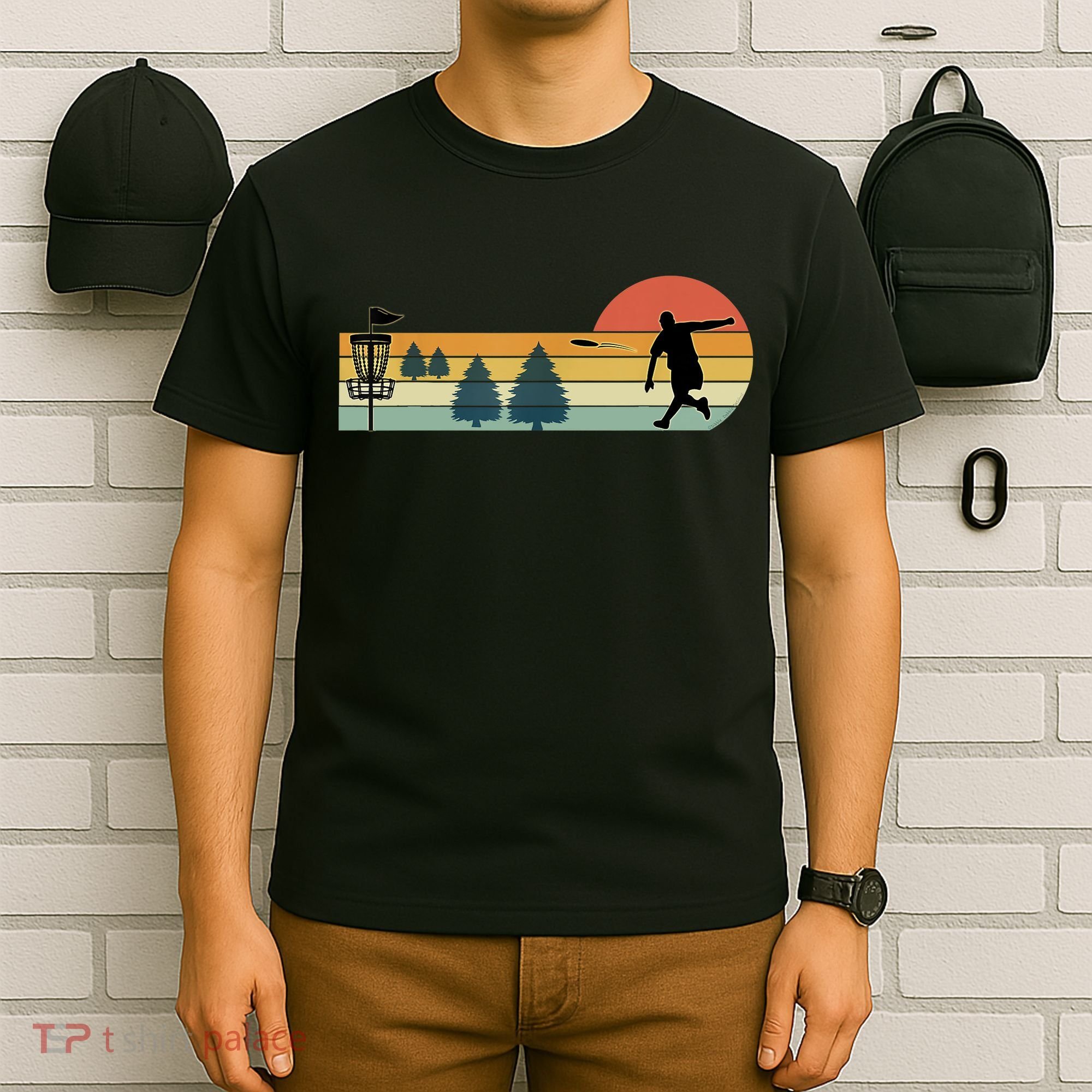 Cool Retro Disc Golf Sport TShirt T-Shirt
