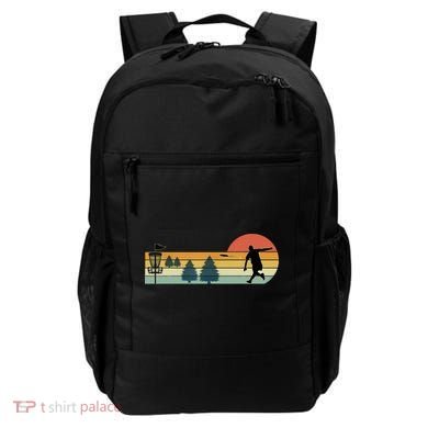 Cool Retro Disc Golf Sport TShirt Backpack