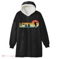 Cool Retro Disc Golf Sport TShirt Hooded Wearable Blanket thumb 0
