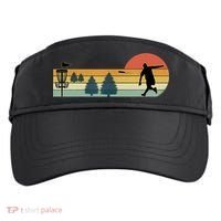 Cool Retro Disc Golf Sport TShirt Adult Drive Performance Visor thumb 0