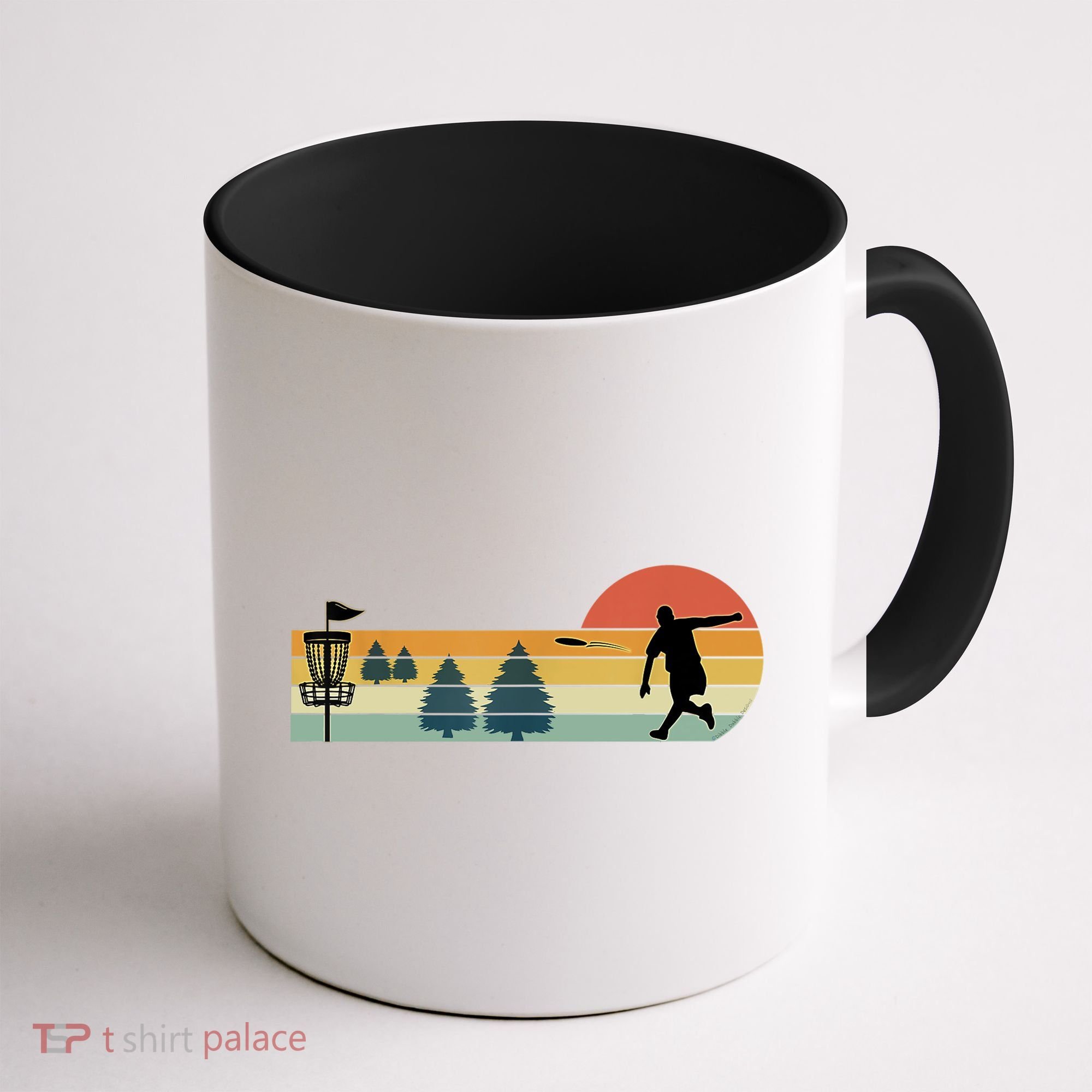 Cool Retro Disc Golf Sport TShirt Coffee Mug
