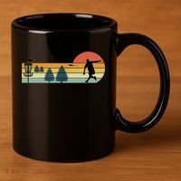 Cool Retro Disc Golf Sport TShirt 11oz C Handle Ceramic Mug thumb 3