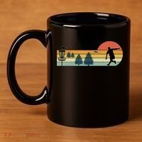Cool Retro Disc Golf Sport TShirt 11oz C Handle Ceramic Mug thumb 4