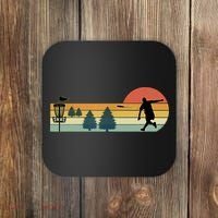 Cool Retro Disc Golf Sport TShirt Coaster thumb 0