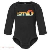 Cool Retro Disc Golf Sport TShirt Baby Long Sleeve Bodysuit thumb 0