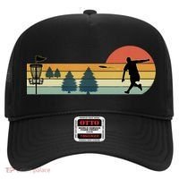 Cool Retro Disc Golf Sport TShirt Hat thumb 0