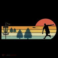Cool Retro Disc Golf Sport TShirt Tall Hoodie thumb 2