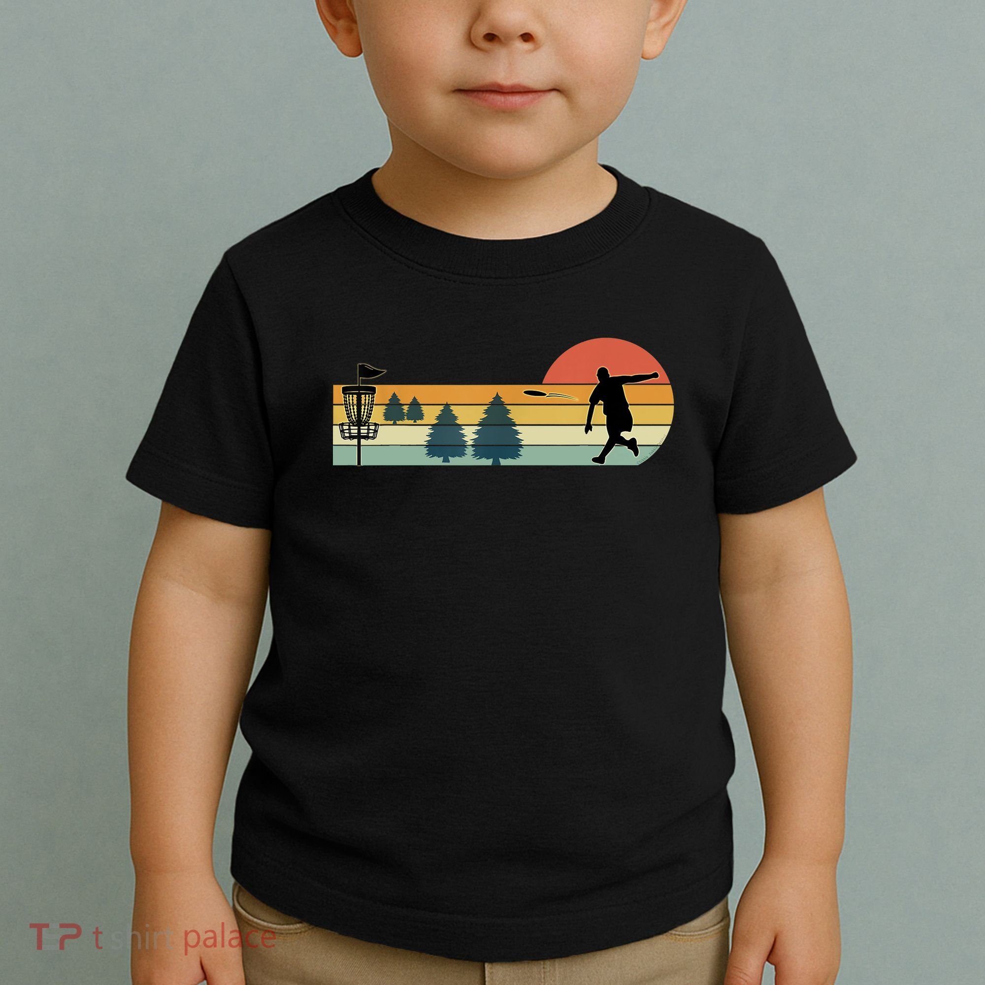Cool Retro Disc Golf Sport TShirt Toddler T-Shirt