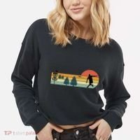 Cool Retro Disc Golf Sport TShirt Cropped Pullover Crew thumb 2