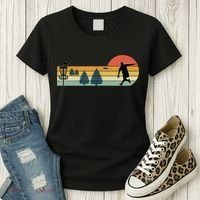 Cool Retro Disc Golf Sport TShirt Women's T-Shirt thumb 3