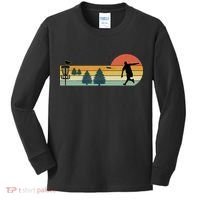 Cool Retro Disc Golf Sport TShirt Kids Long Sleeve Shirt thumb 0