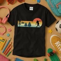 Cool Retro Disc Golf Sport TShirt Kids T-Shirt thumb 3