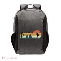Cool Retro Disc Golf Sport TShirt Vector Backpack thumb 0