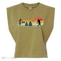 Cool Retro Disc Golf Sport TShirt Garment-Dyed Women's Muscle Tee thumb 0