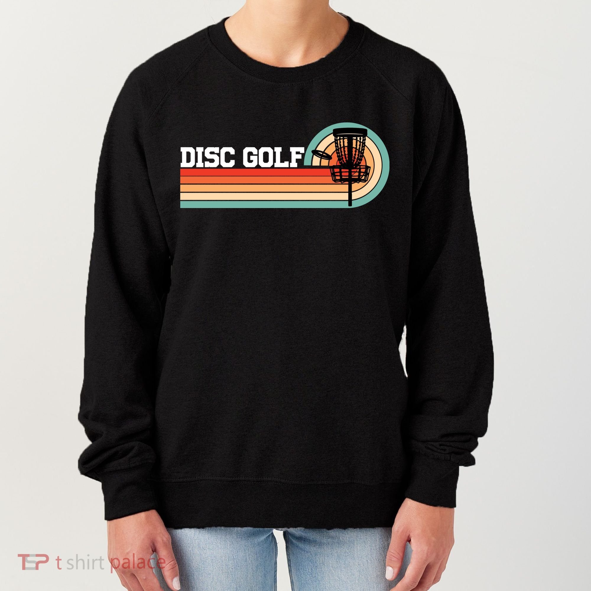 Cool Retro Disc Golf Sport Gift Idea Women's Sweatshirt