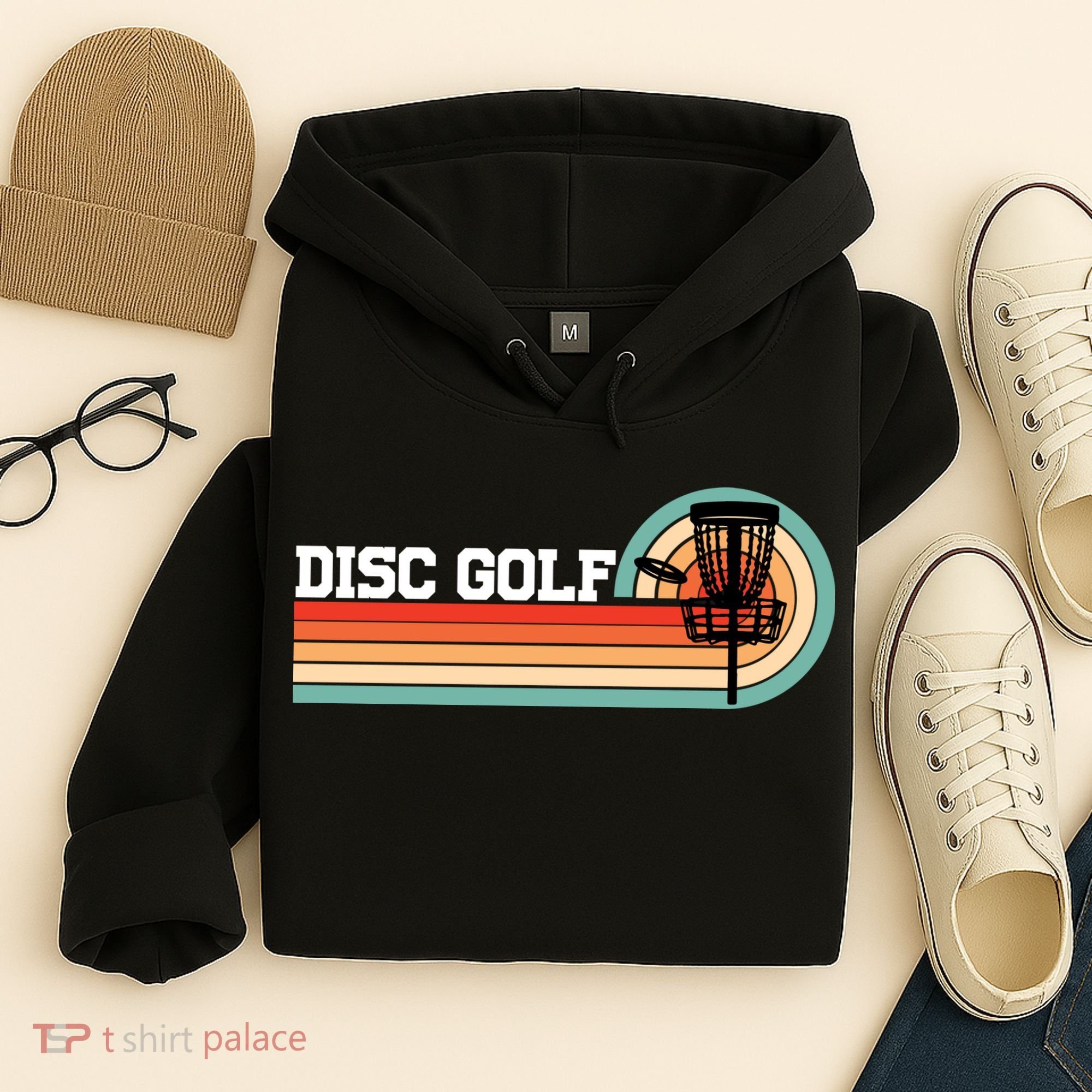 Cool Retro Disc Golf Sport Gift Idea Hoodie