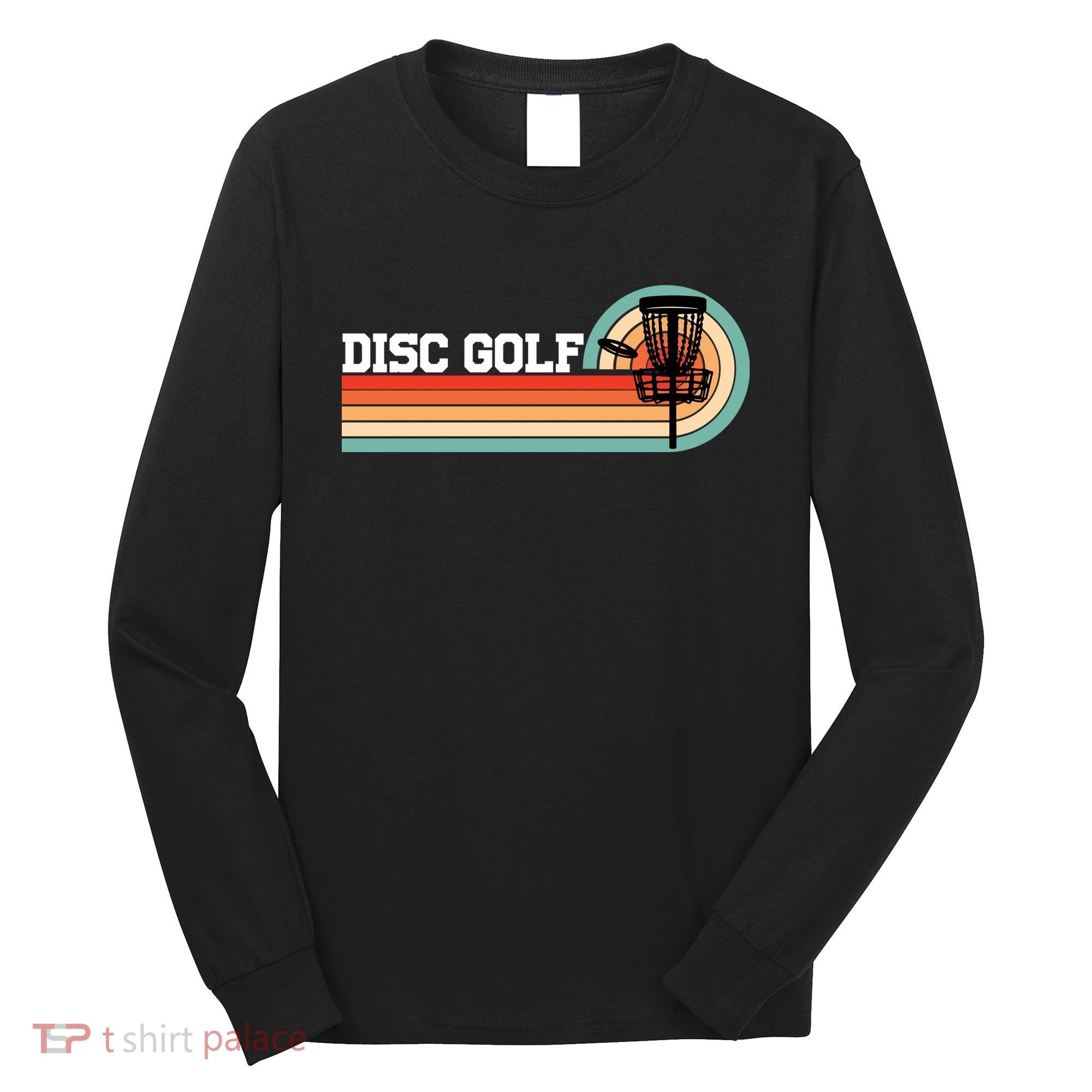 Cool Retro Disc Golf Sport Gift Idea Long Sleeve Shirt