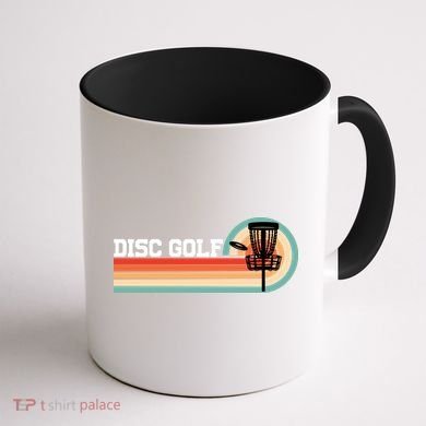 Cool Retro Disc Golf Sport Gift Idea Coffee Mug back