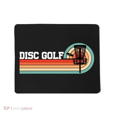 Cool Retro Disc Golf Sport Gift Idea Mousepad
