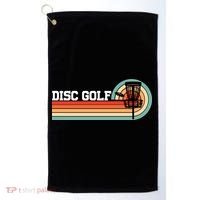 Cool Retro Disc Golf Sport Gift Idea Golf Towel thumb 0