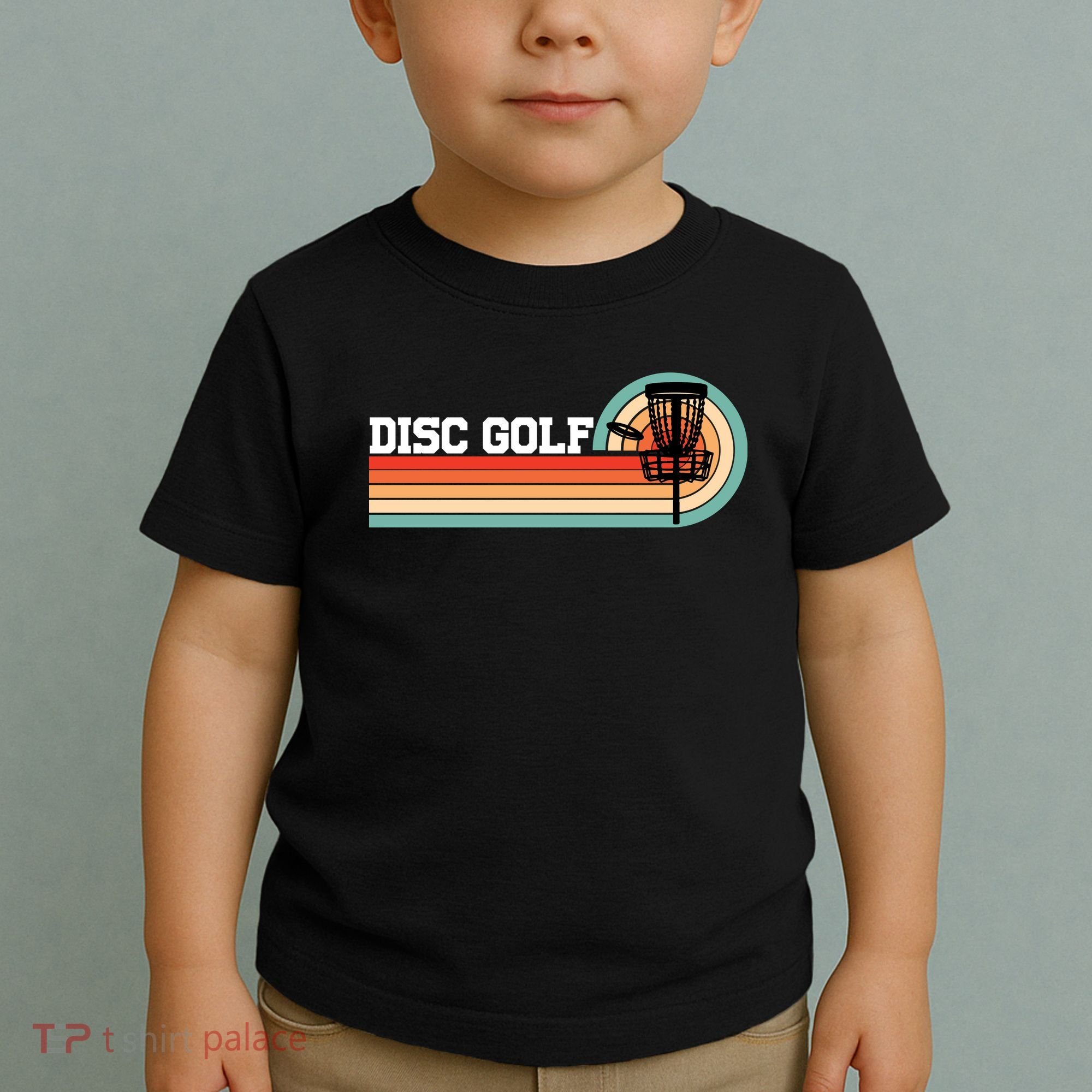 Cool Retro Disc Golf Sport Gift Idea Toddler T-Shirt