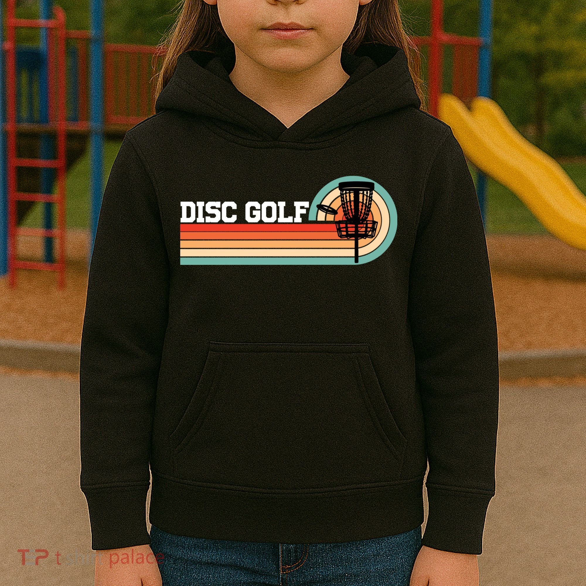Cool Retro Disc Golf Sport Gift Idea Kids Hoodie