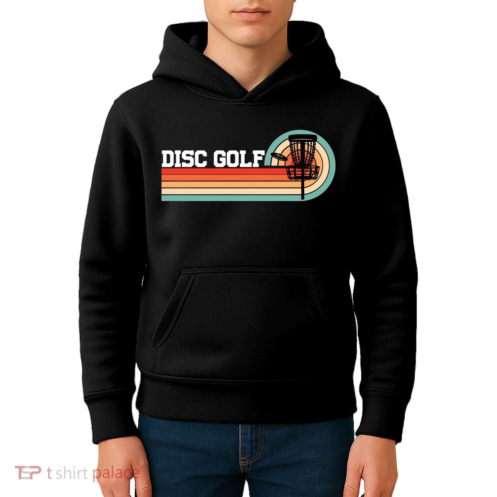 Cool Retro Disc Golf Sport Gift Idea Kids Hoodie