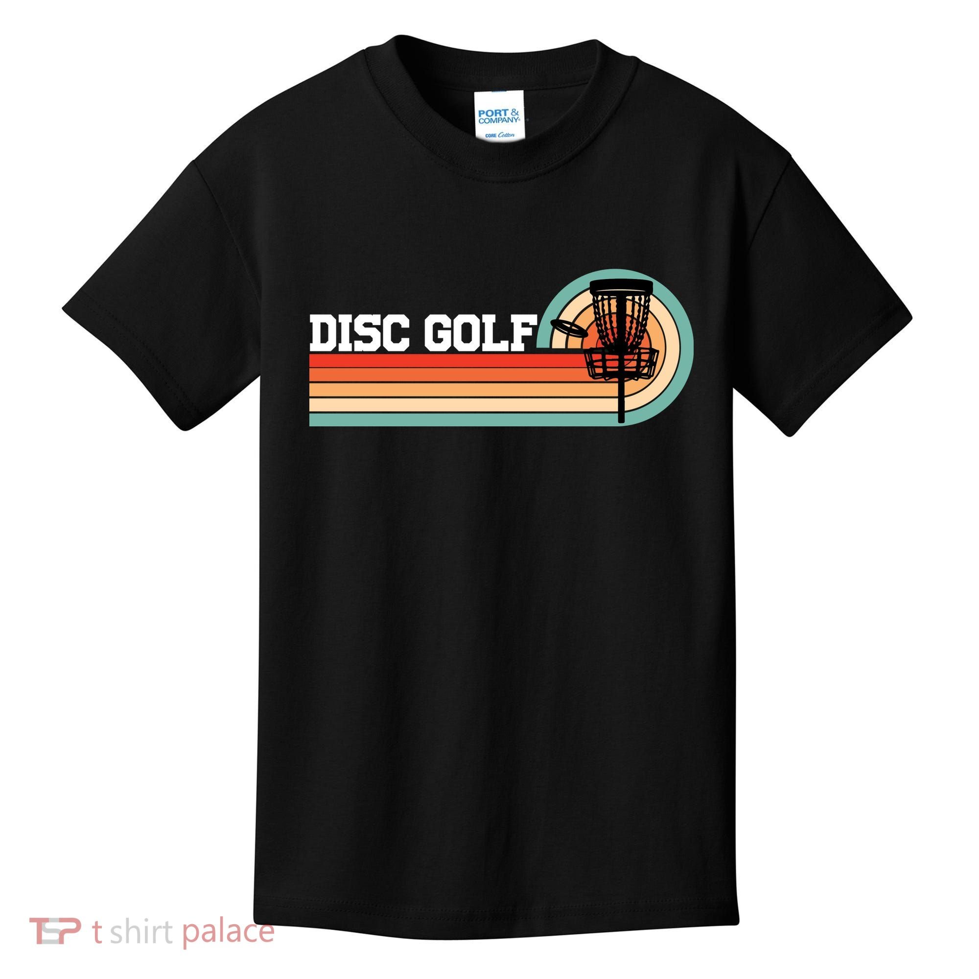 Cool Retro Disc Golf Sport Gift Idea Kids T-Shirt