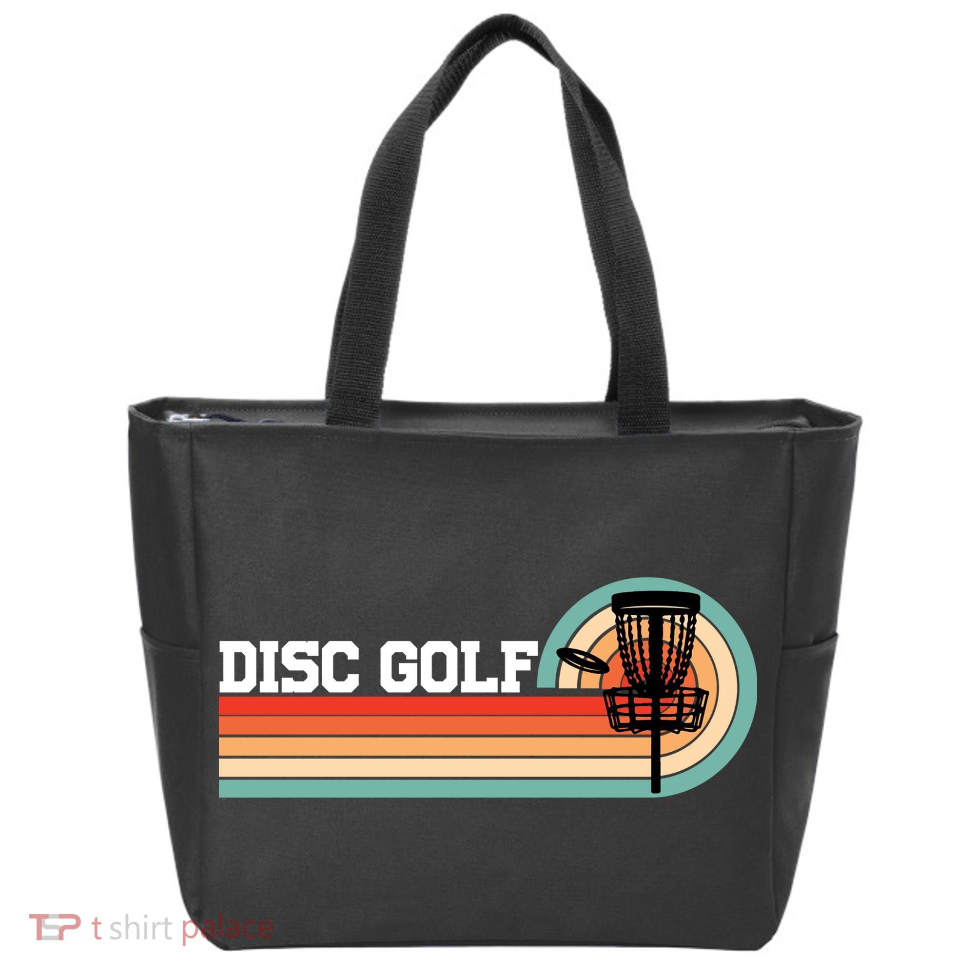 Cool Retro Disc Golf Sport Gift Idea Tote Bag