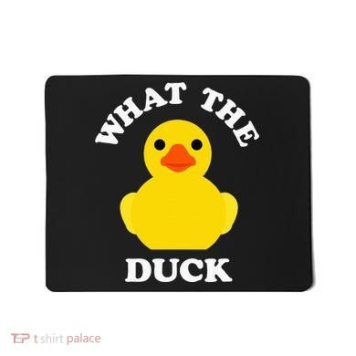 Cute Rubber Duck Lover Bird Quack Duckies Funny Rubber Ducky Mousepad